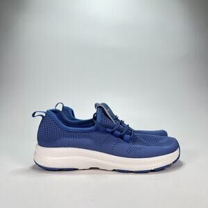 ZOVE Blue Low Top Sneakers Lightweight Lace Up Comfort Shoes Women's Size 8.5